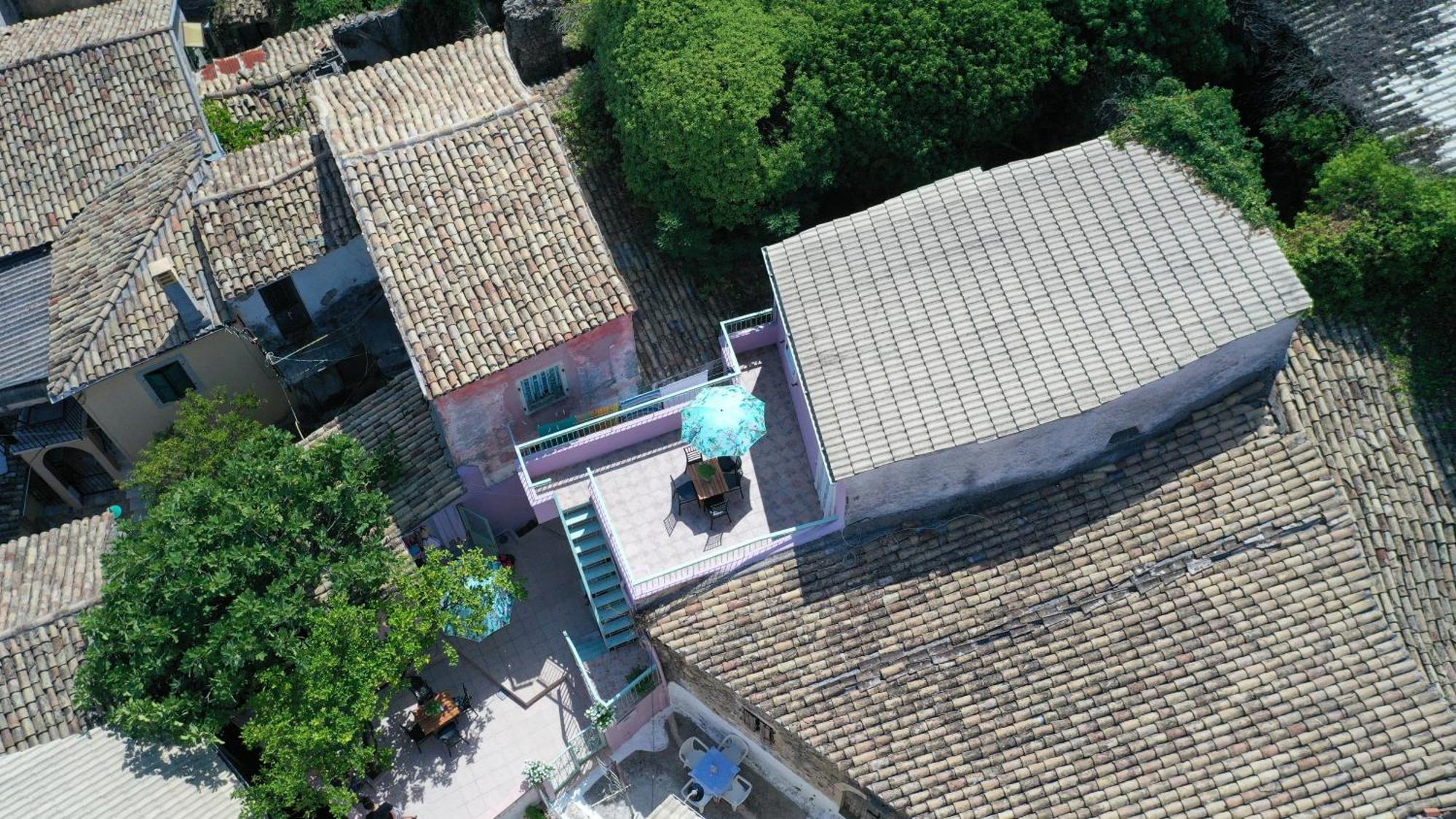 Siora Nina Charming Stone House Near Agios Gordios Vila Sinarádes Exterior foto